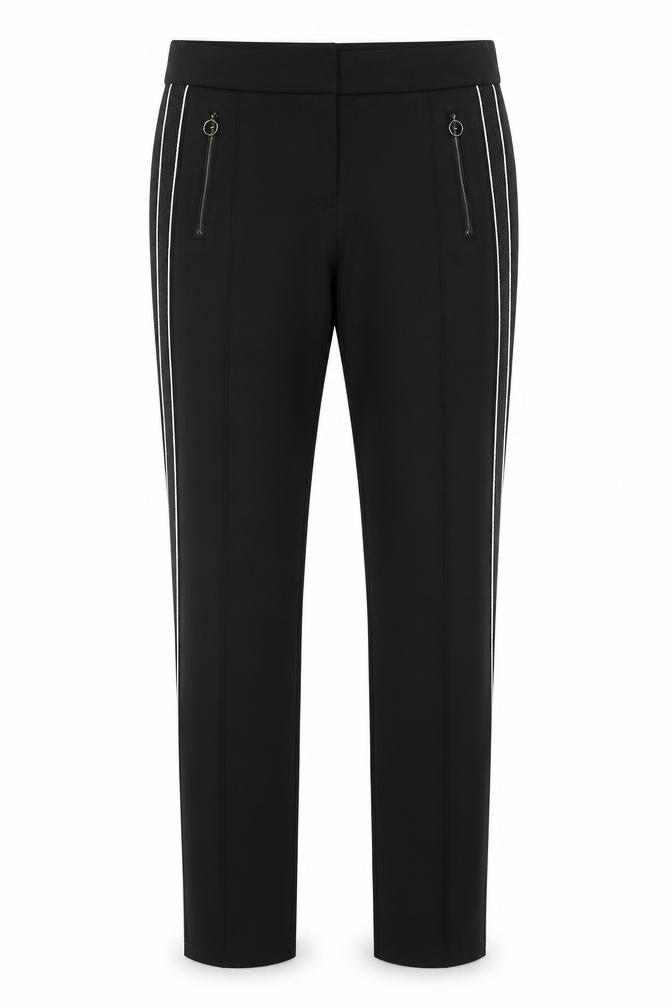 Womens UK Size 10 BAF Slim Fit CasualWorkwear Black Trousers