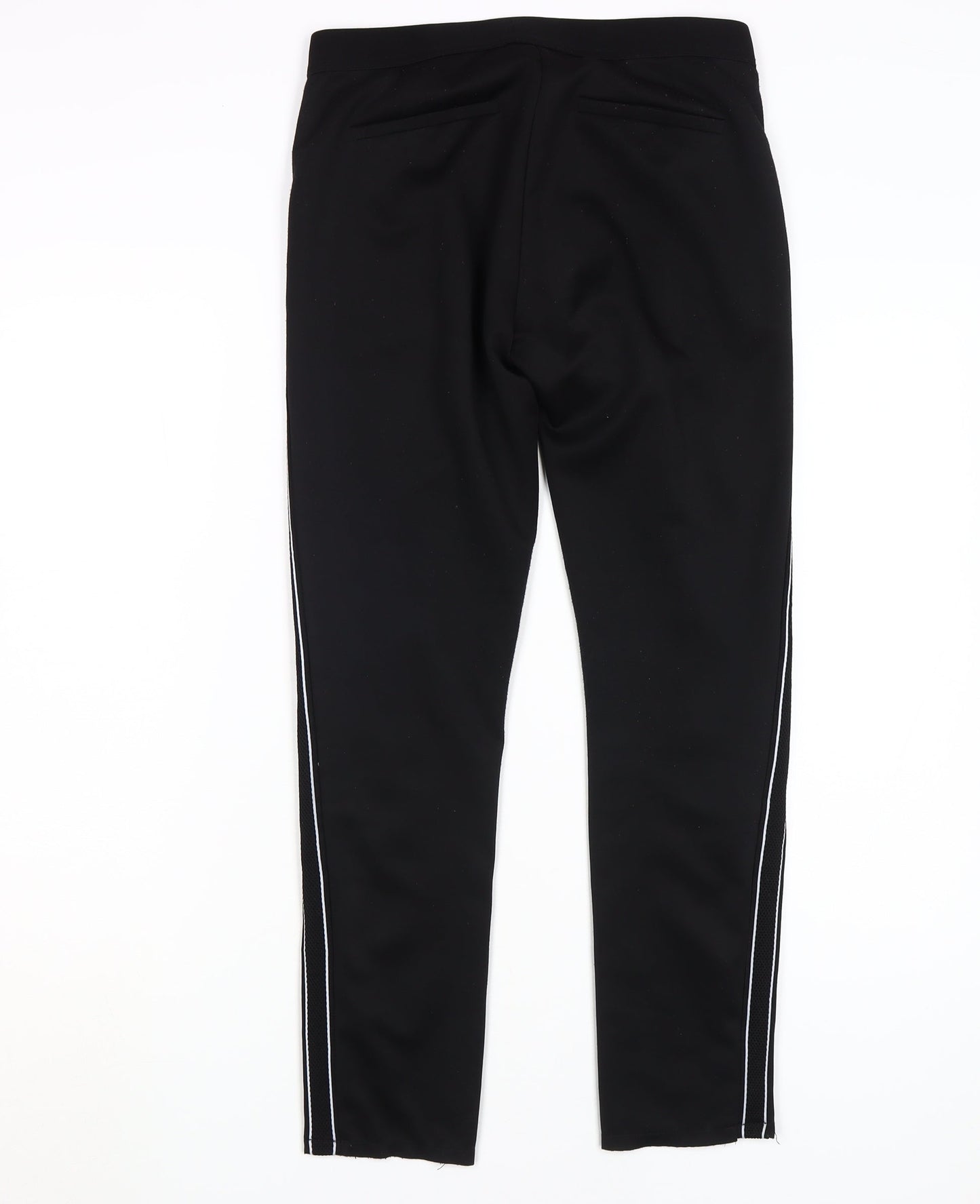 BAF Women's Black Slim Trousers, Size 10, Stretch Zip Pockets