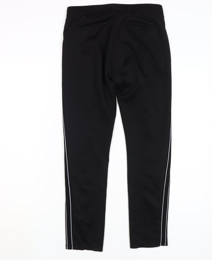 BAF Women's Black Slim Trousers, Size 10, Stretch Zip Pockets