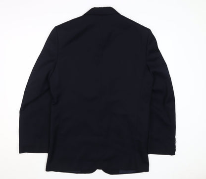 Detail Men's Black Blazer 36R Jacket Formal