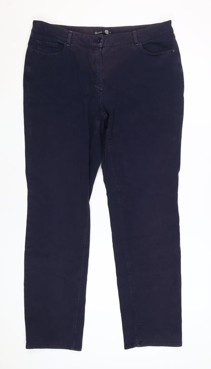 Gardeur Men's Blue Straight Jeans Size 44