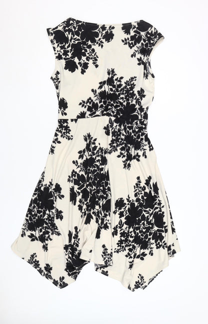 Principles by Debenhams Women's Black Floral Dress - 14