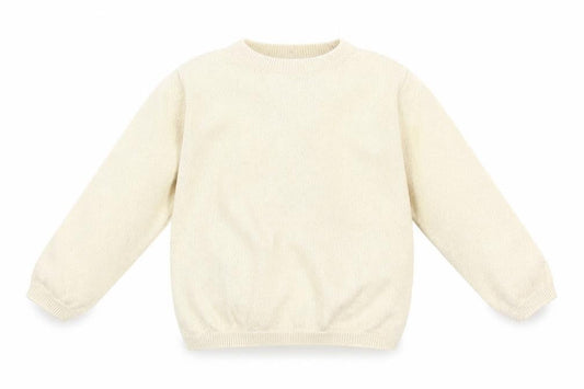 Mamas & Papas Ivory Unisex Jumper, 9-12 Months, Knit Pullover