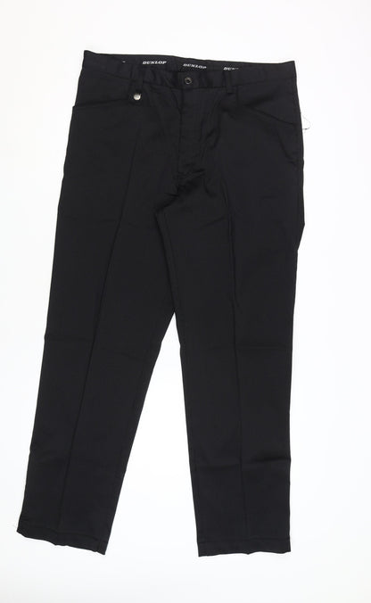 Dunlop Men's Black Dress Pants - Size 36, New