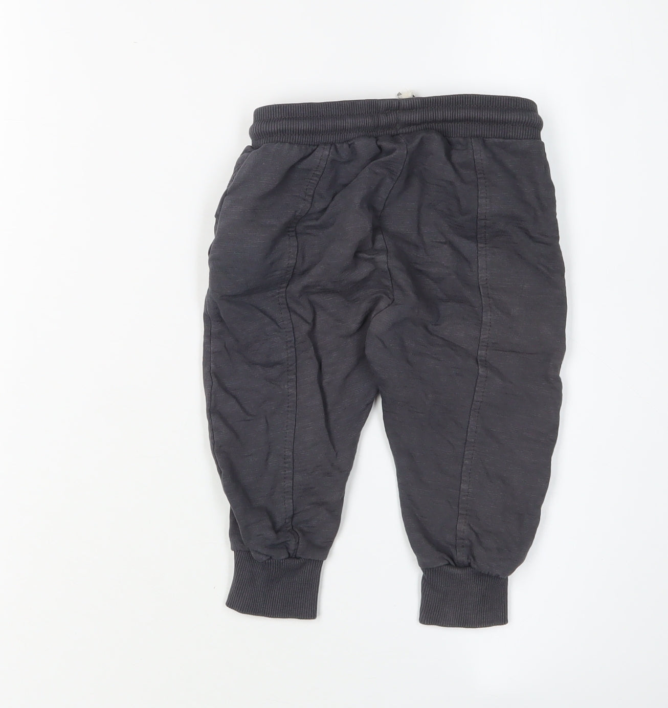 Zara Unisex Baby Black Jogger Trousers 12-18 Months