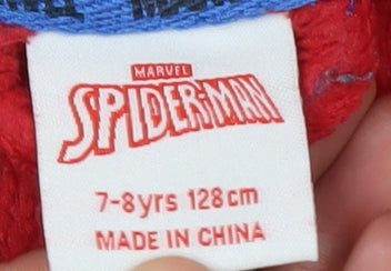 Marvel Boys Spider-Man Fleece Onesie, Red/Blue, 7-8 Years