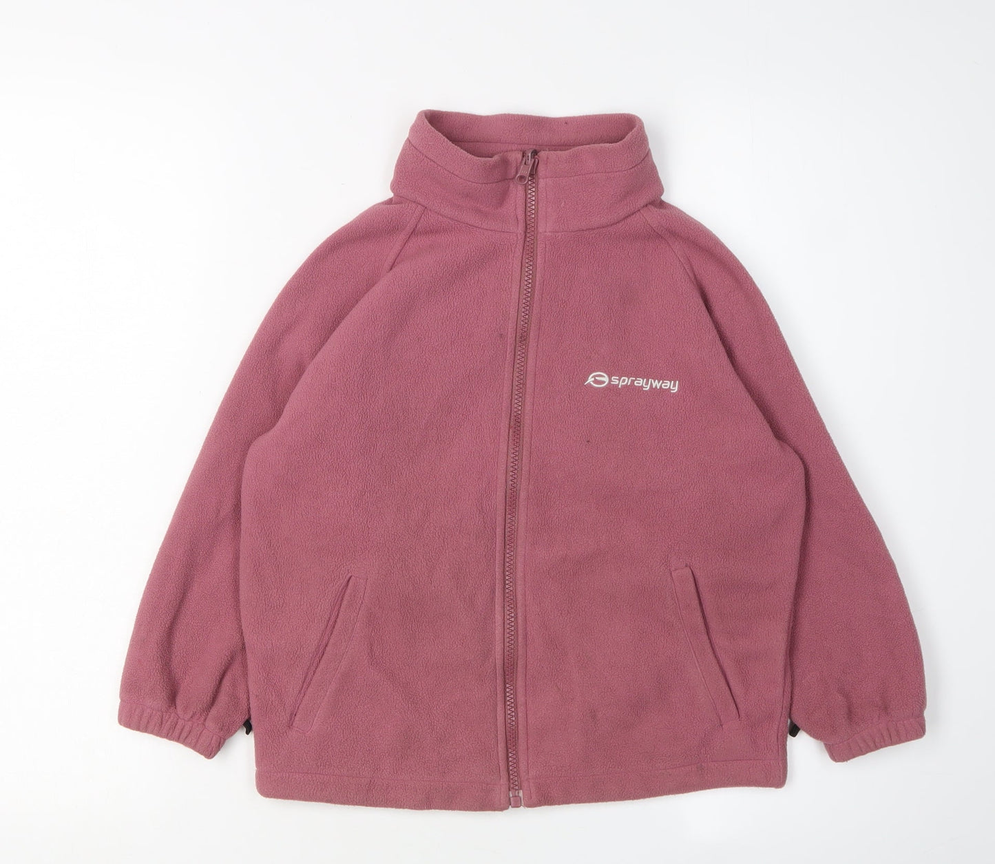 Sprayway Girls Pink Fleece Jacket, Age 6, Very Good Condition