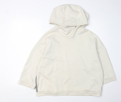 Puma Women's Ivory Pullover Hoodie, Size 14, Logo Accent