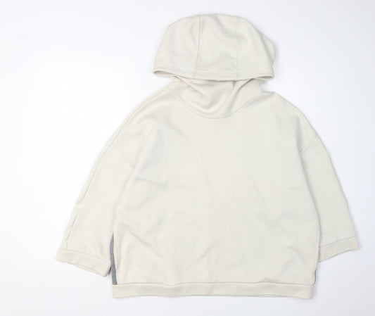 Puma Women's Ivory Pullover Hoodie, Size 14, Logo Accent