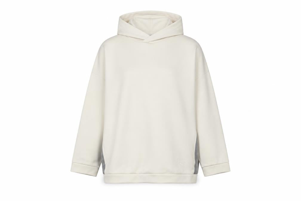 Womens UK Size 14 PUMA Ivory Pullover Hoodie