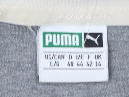 Puma Women's Ivory Pullover Hoodie, Size 14, Logo Accent