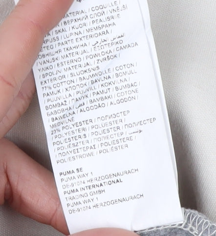 Puma Women's Ivory Pullover Hoodie, Size 14, Logo Accent