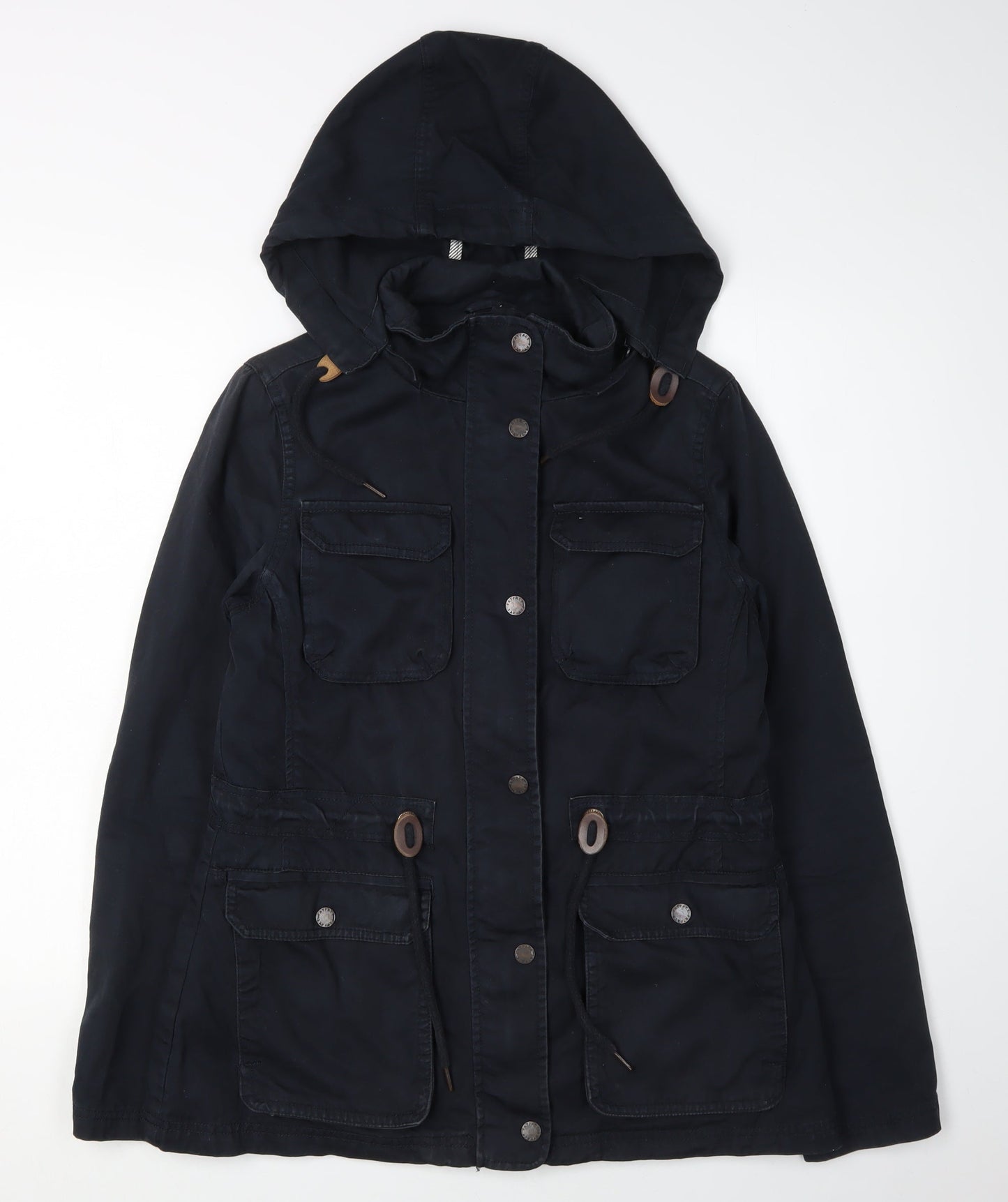 FatFace Women's Blue Hooded Anorak Jacket Size 10