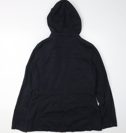 FatFace Women's Blue Hooded Anorak Jacket Size 10