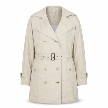 Womens UK Size 14 Viyella Beige Trench Coat