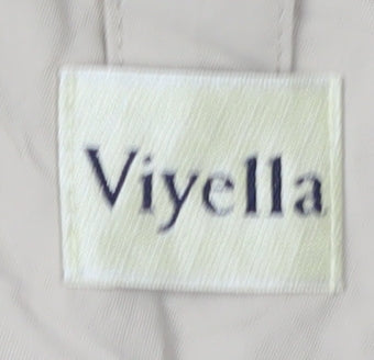 Womens UK Size 14 Viyella Beige Trench Coat