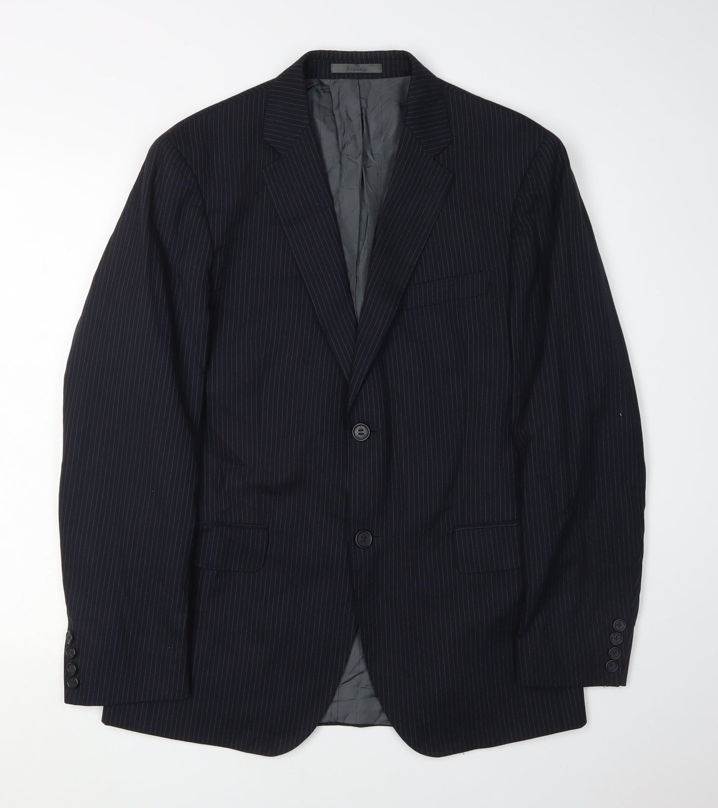 Mens UK Size 48 Calvin Klein Regular Blue Suit Jacket