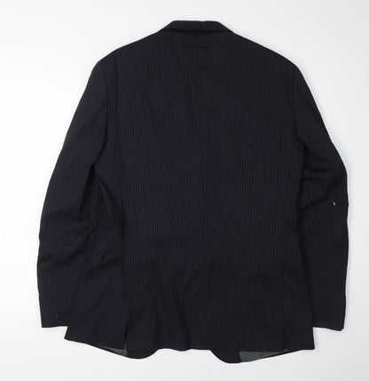 Mens UK Size 48 Calvin Klein Regular Blue Suit Jacket