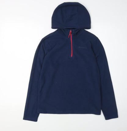 Mountain Warehouse Girls Blue Fleece Hoodie 11-12 Years