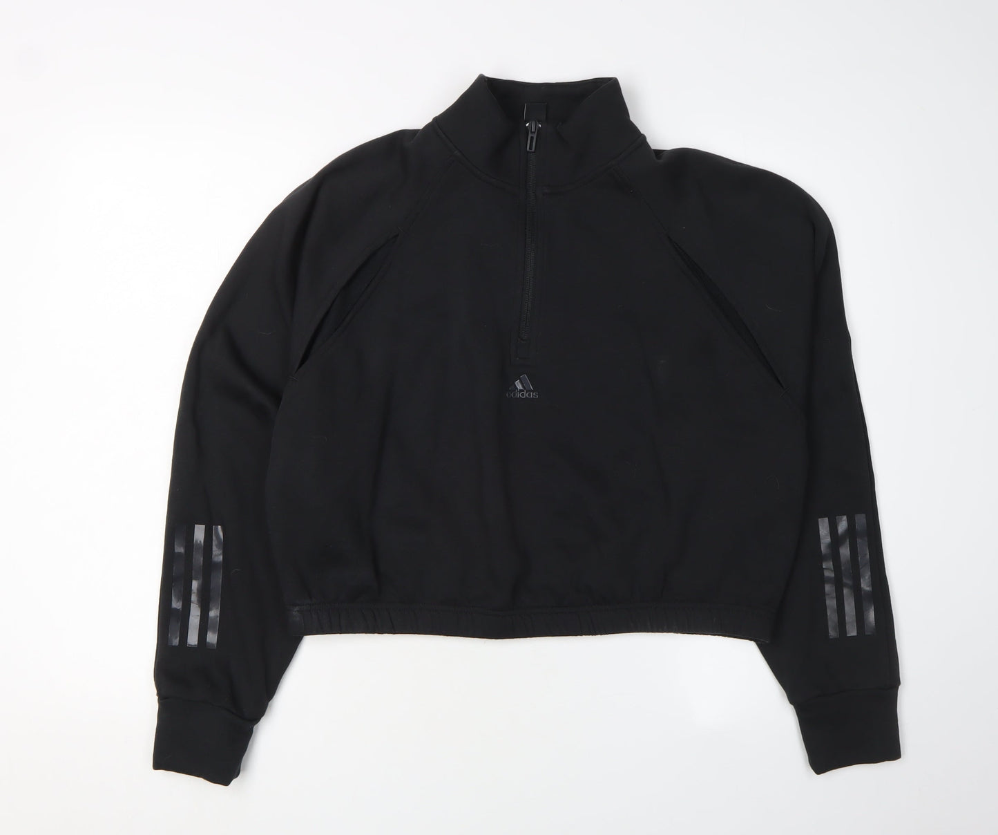 Adidas Women's Black 1/2 Zip Hoodie Size S