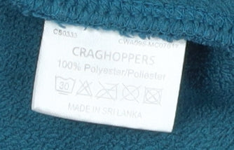 Craghoppers Blue Fleece Pullover Sweatshirt, Size 12
