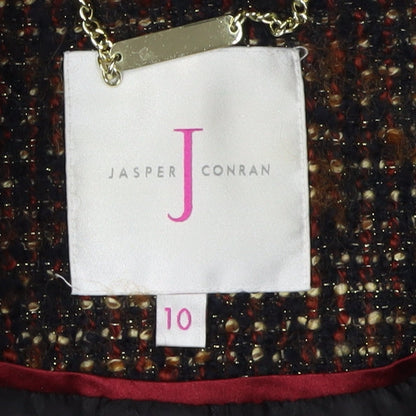 Womens UK Size 10 Jasper Conran Multicoloured Motorcycle Jacket