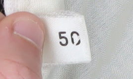 Manoni Men's Black Wool Corduroy Trousers