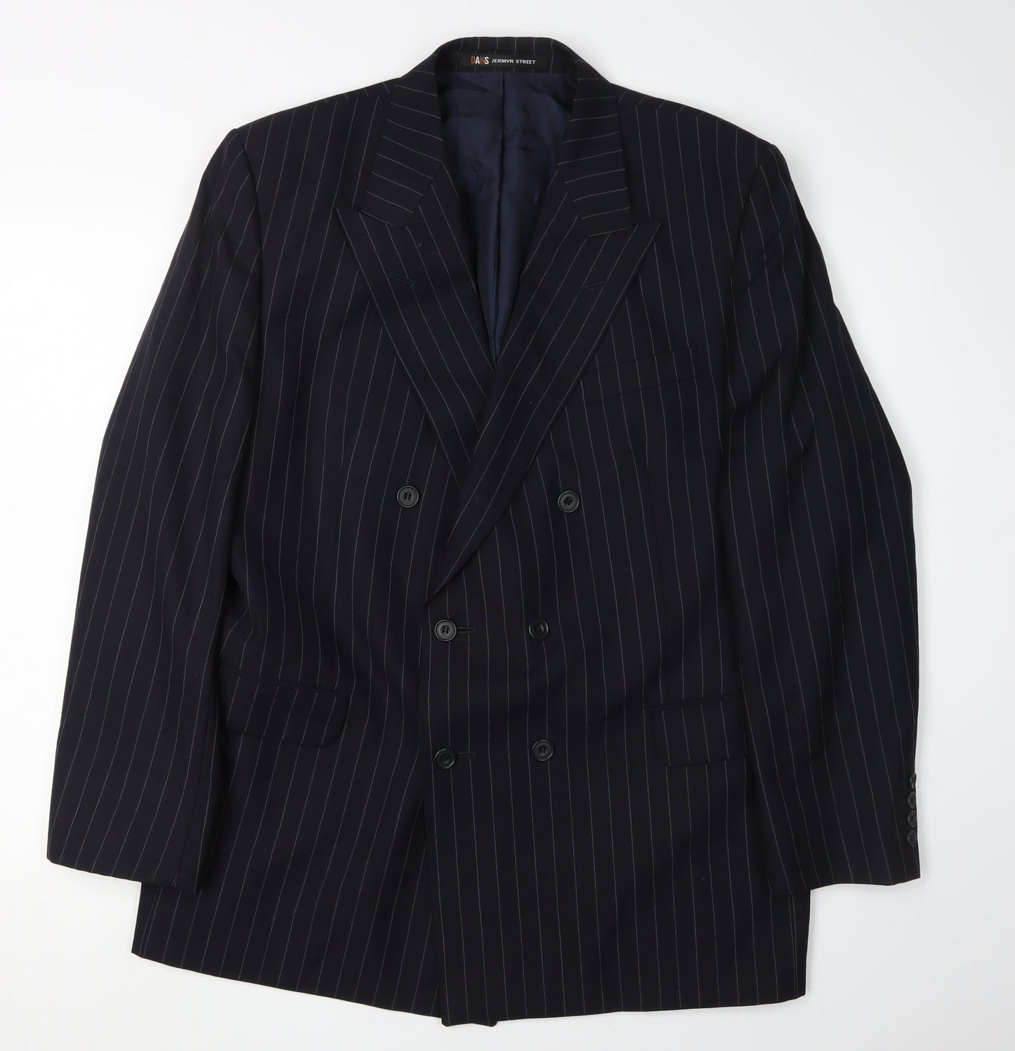 Mens UK Size 40 DAKS Regular Blue Suit Jacket