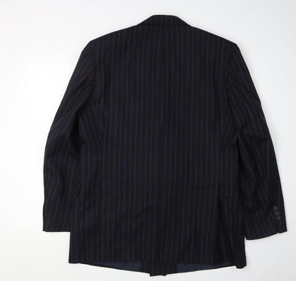 Mens UK Size 40 DAKS Regular Blue Suit Jacket