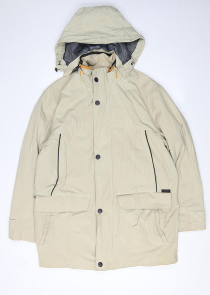 Mens UK Size R36 Bush Beige Parka Coat