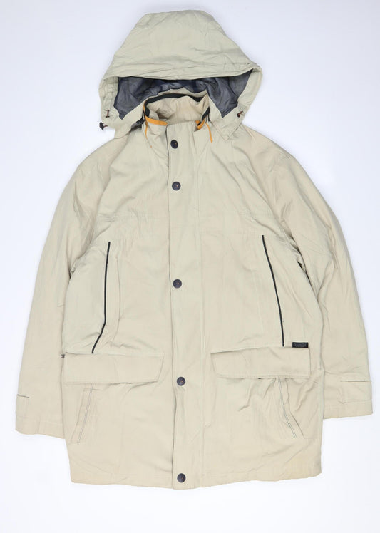 Mens UK Size R36 Bush Beige Parka Coat