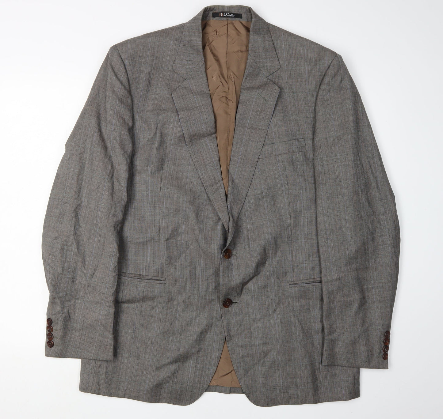 Mens UK Size 48 DAKS Regular Grey Suit Jacket