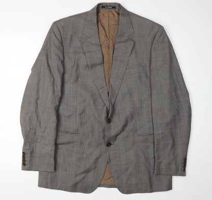 Mens UK Size 48 DAKS Regular Grey Suit Jacket