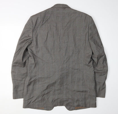 Mens UK Size 48 DAKS Regular Grey Suit Jacket
