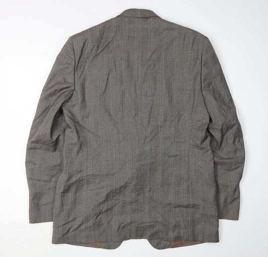 Mens UK Size 48 DAKS Regular Grey Suit Jacket