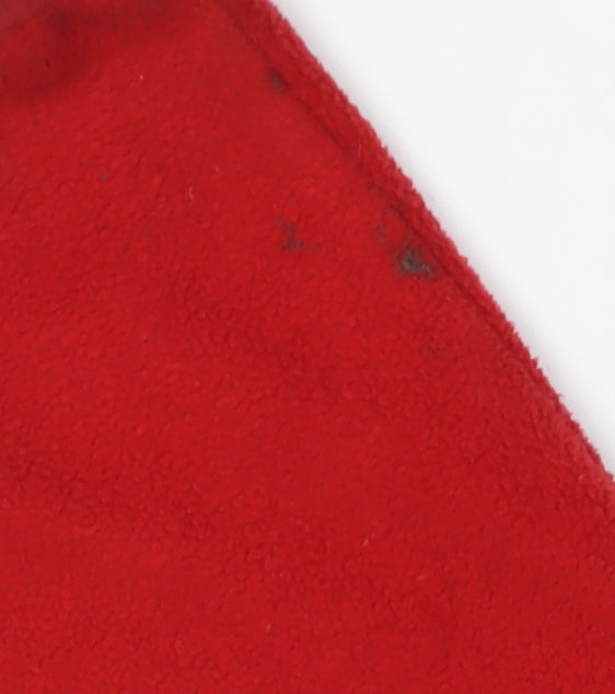 Trespass Boys Red Fleece Hooded Jacket, Size 5-6 Years