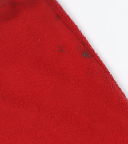 Trespass Boys Red Fleece Hooded Jacket, Size 5-6 Years