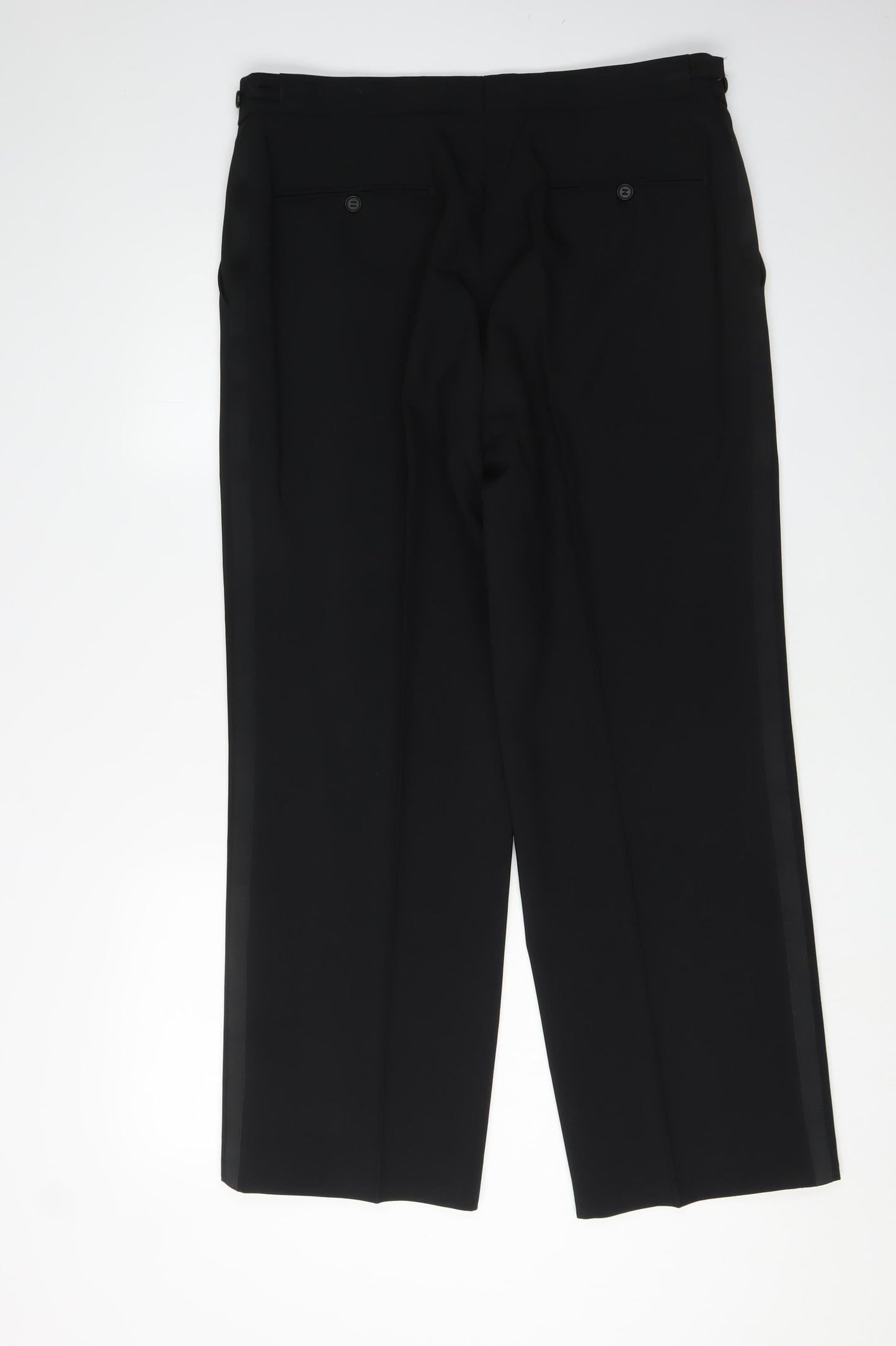 1860 Menswear Black Dress Pants - L, Men