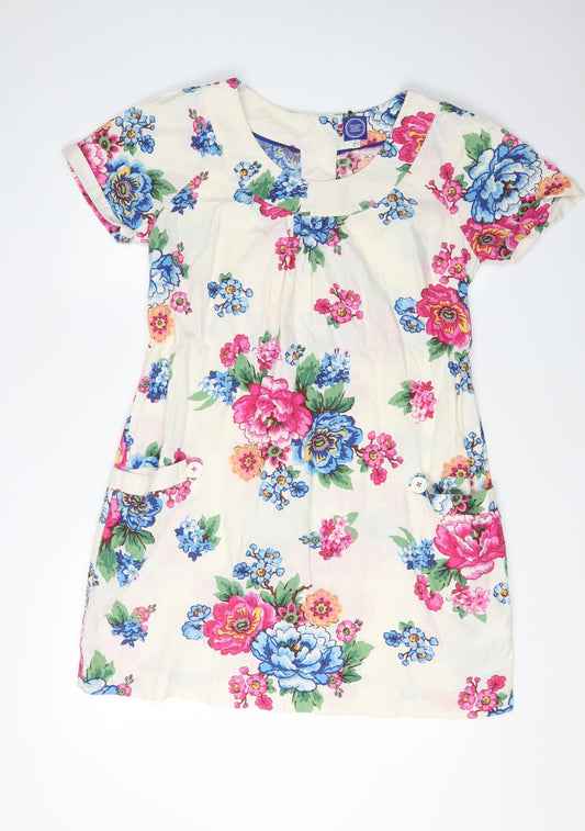 Joules Women's Floral Dress Size 12 Multicoloured