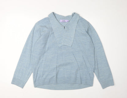 Womens UK Size L Honor Millburn Blue Pullover Jumper