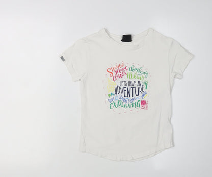 Karrimor Girls White Adventure Graphic T-Shirt 7-8 Years