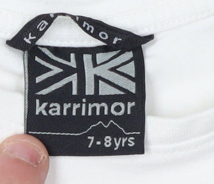 Karrimor Girls White Adventure Graphic T-Shirt 7-8 Years