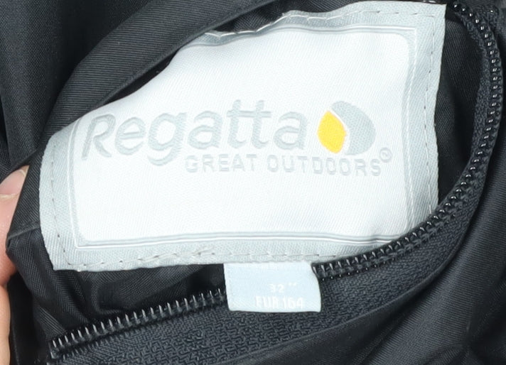 Regatta Boys Black Waterproof Basic Jacket Size 12