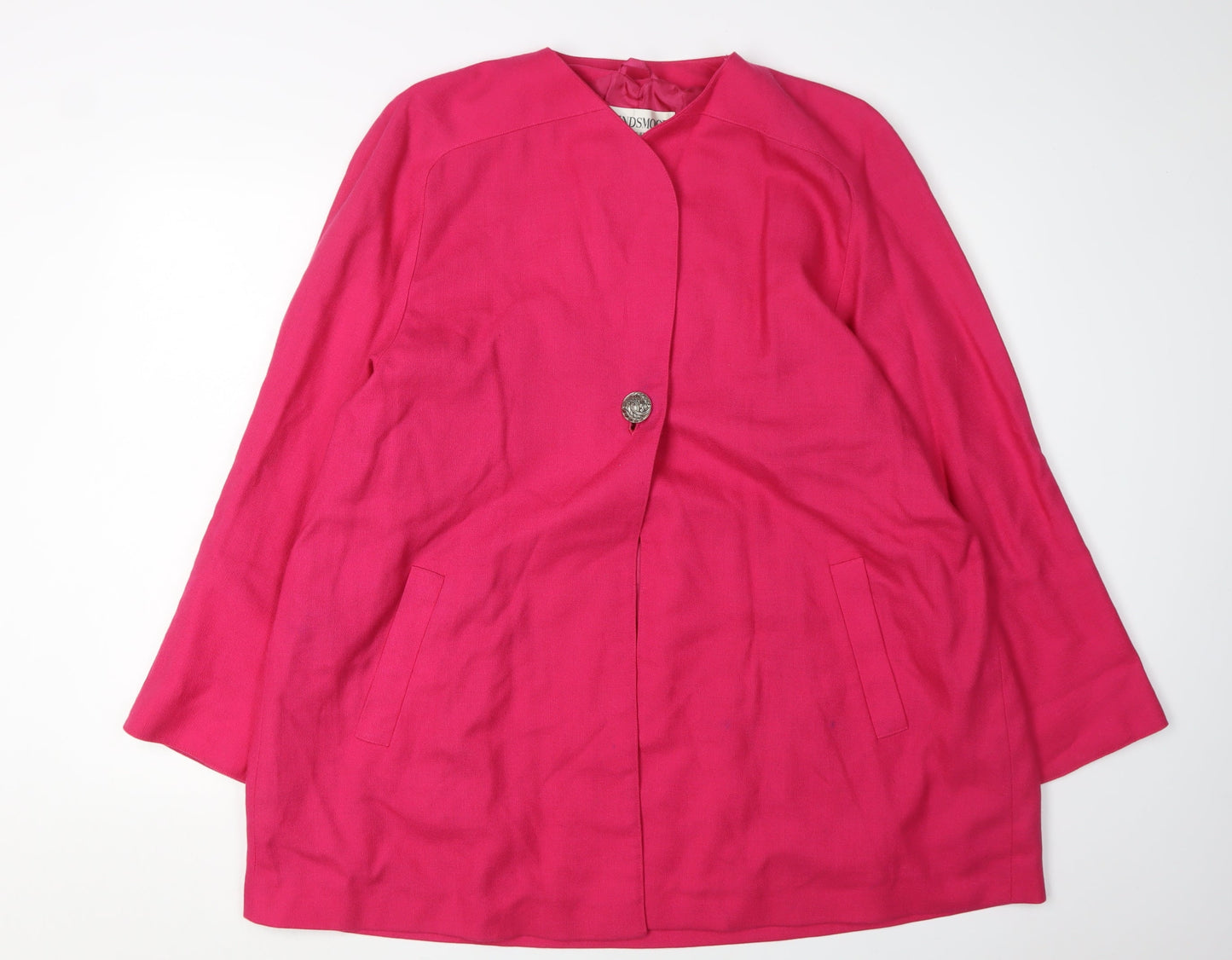 Windsmoor Women's Long Pink Suit Jacket Size 14