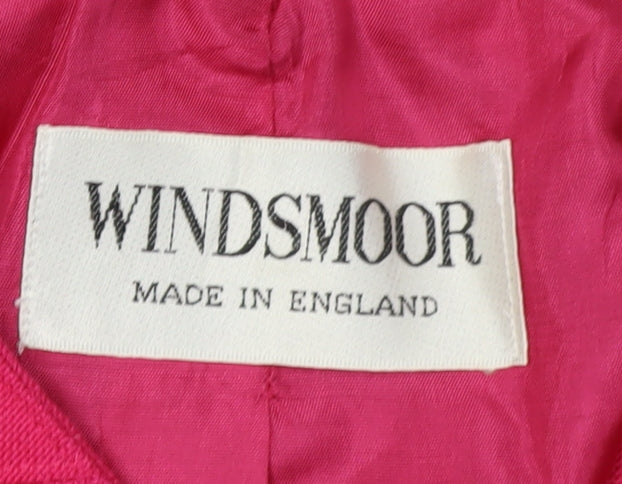 Windsmoor Women's Long Pink Suit Jacket Size 14