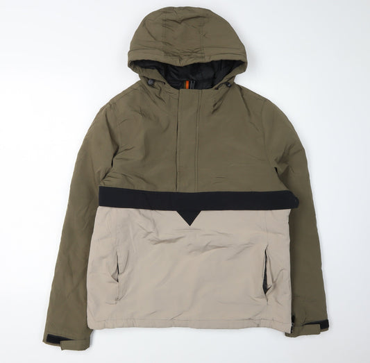 Mens UK Size S LCW Casual Multicoloured Anorak Coat