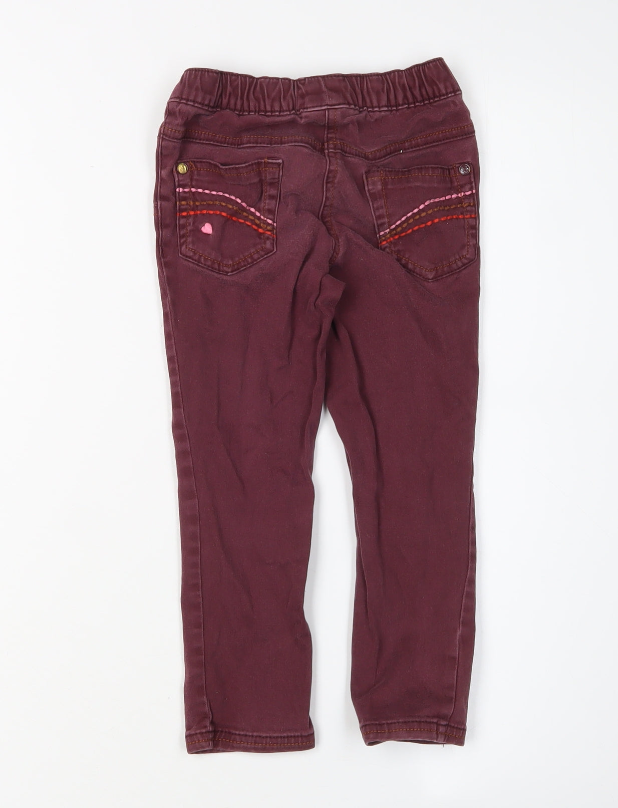 Next Girls Red Skinny Jeans, 3-4 Years, Casual and Stylish