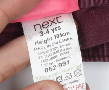 Next Girls Red Skinny Jeans, 3-4 Years, Casual and Stylish
