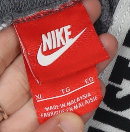 Nike Unisex Grey Jogger Trousers XL with Logo