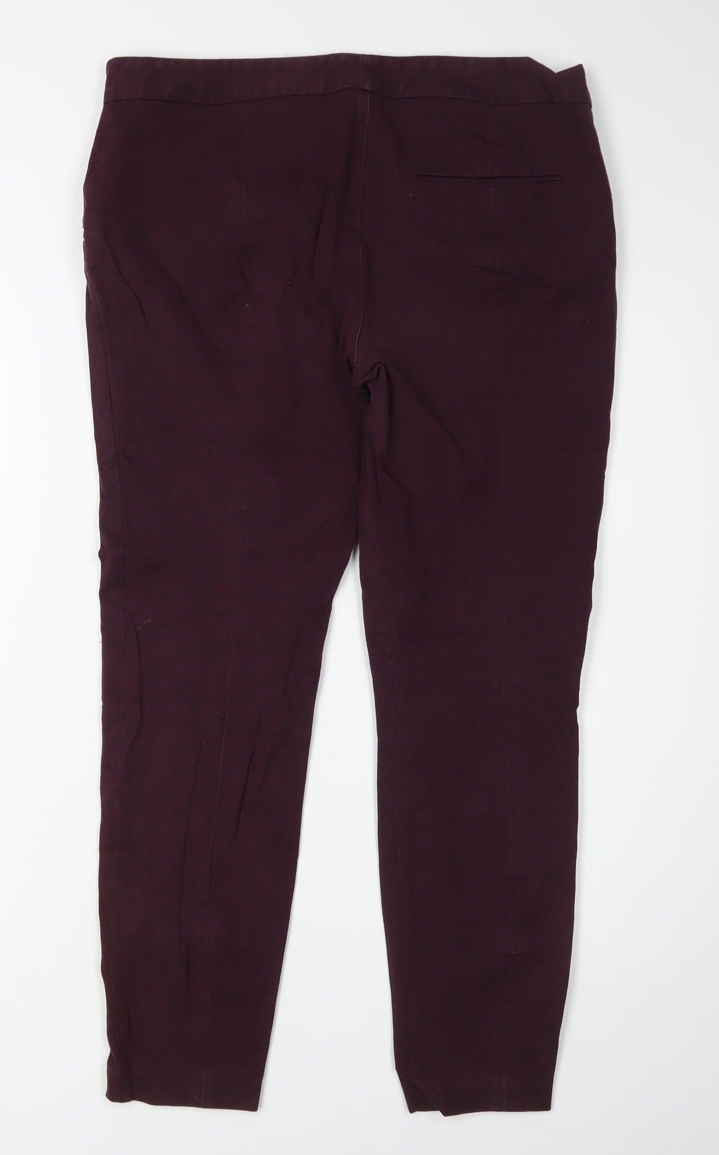 Calvin Klein Women's Purple Skinny Jegging Trousers - Size 8